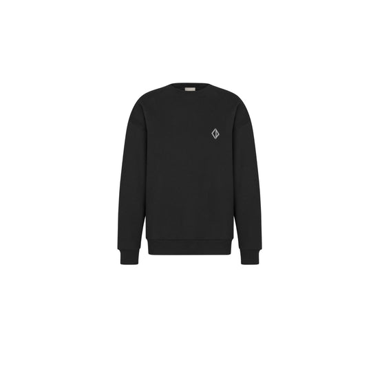 593J670A0531C980 - Cd Diamond Sweatshirt - 980 Fantaisie Fond Noir