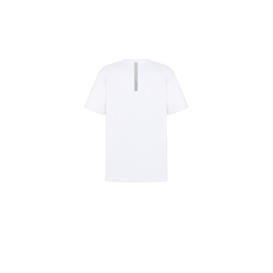 593J696A0554C080 - Cd Diamond T-Shirt, Relaxed Fit - 080 Fantaisie Fond Blanc