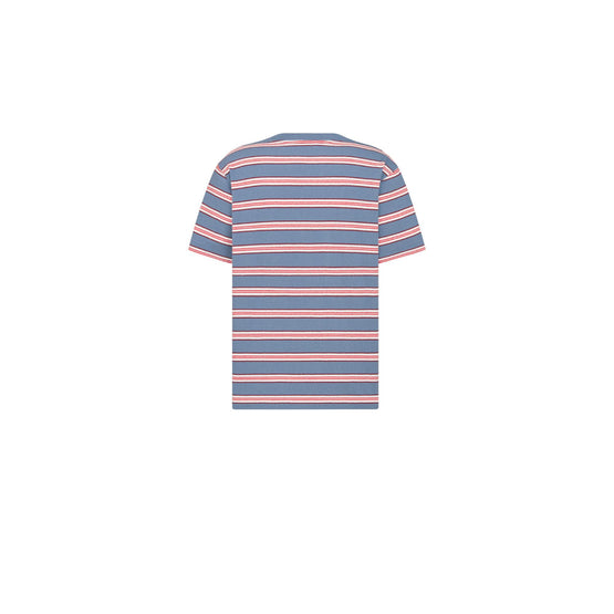 593J696J3022C589 - Christian Dior Couture Lily Of The Valley T-Shirt, Relaxed Fit - 589 Fantaisie Fond Bleu