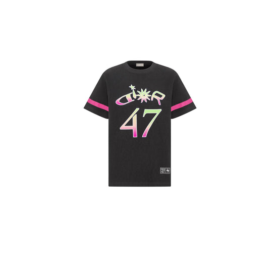 593J696N0849C984 - Dior And Lewis Hamilton T-Shirt, Relaxed Fit - 984 Fantaisie Fond Noir