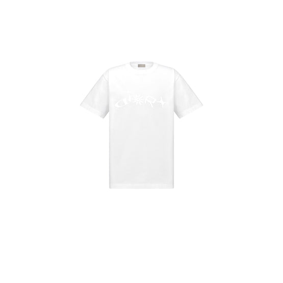 593J696V0554C080 - Dior And Lewis Hamilton T-Shirt, Relaxed Fit - 080 Fantaisie Fond Blanc