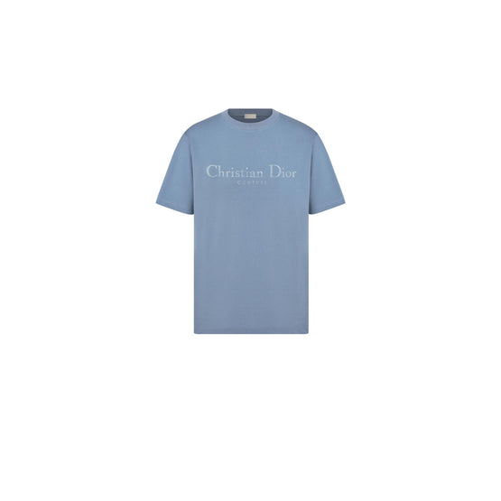 593J696X0677C580 - Christian Dior Couture T-Shirt, Relaxed Fit - 580 Fantaisie Fond Bleu