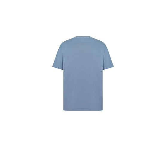 593J696X0677C580 - Christian Dior Couture T-Shirt, Relaxed Fit - 580 Fantaisie Fond Bleu