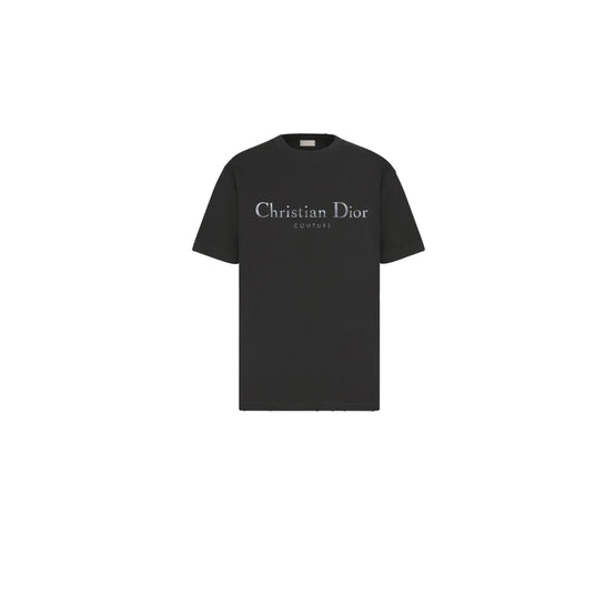 593J696X0677C980 - Christian Dior Couture T-Shirt, Relaxed Fit - 980 Fantaisie Fond Noir