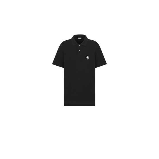 593J801A3009C900 - Cd Diamond Polo Shirt - 900 Noir
