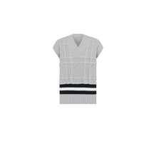 593M614A7019C880 - Dior Icons Sweater Vest - 880 Fantaisie Fond Gris