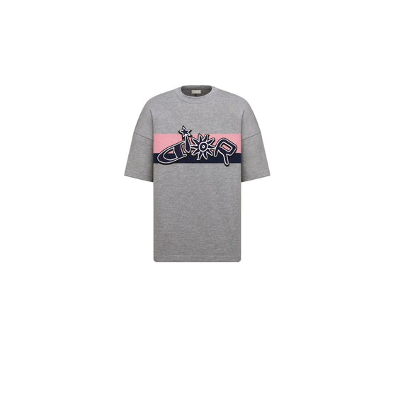 593M622A2015C889 - Dior And Lewis Hamilton T-Shirt - 889 Fantaisie Fond Gris