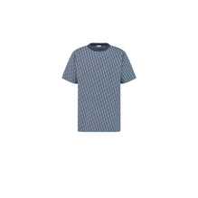 593M634A7018C585 - Dior Oblique T-Shirt, Relaxed Fit - 585 Fantaisie Fond Bleu
