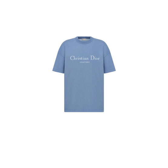 593M647A3008C585 - Christian Dior Couture T-Shirt, Relaxed Fit - 585 Fantaisie Fond Bleu