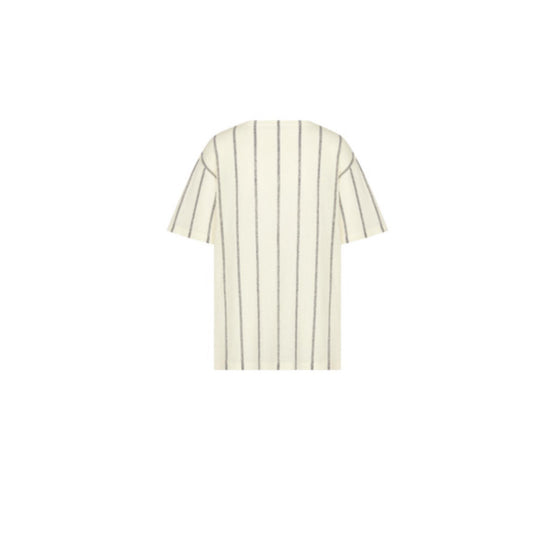 59TJ612A3019C185 - Tshirt 75Cm, Cd Embroidery Back, Fashion Fit - 185 Fantaisie Fond Beige