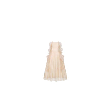 5SBH11DRSOY099 - Kid Girl's Woven Dress - 099 Multicouleur Metallisée