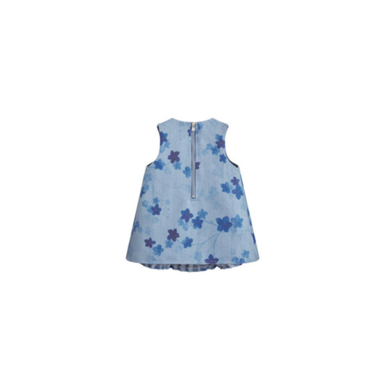 5SBH31DRS0Y533 - Baby Flared Dress - 533 Bleu Denim