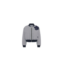 5SBM11PEAPY32B - Kids' Bomber Jacket - 32B Rayures Marines