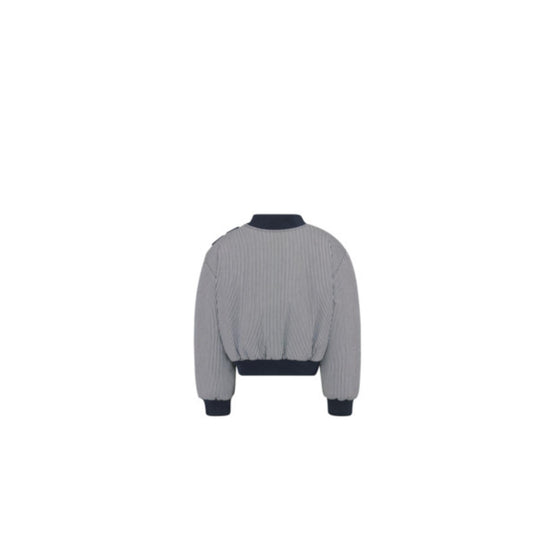 5SBM11PEAPY32B - Kids' Bomber Jacket - 32B Rayures Marines