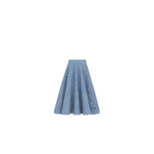 5SBM12SKTIY533 - Kids' Long Skirt - 533 Bleu Denim