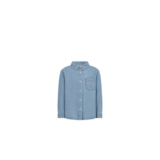 5SBM12SRTAY533 - Kids' Shirt - 533 Bleu Denim