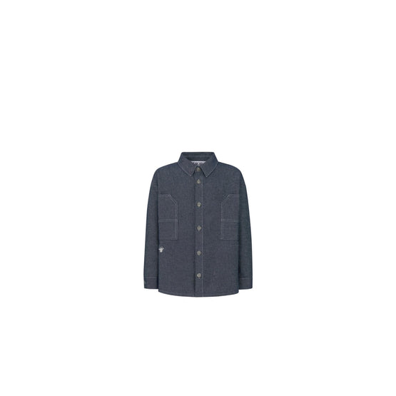 5SBM21SRTHY530 - Kid Boy's Woven Shirt - 530 Bleu Jean Brut
