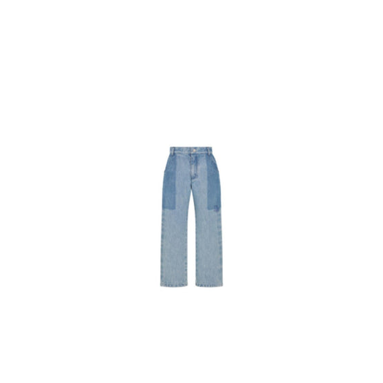 5SBM22PANAY533 - Kids' Pants - 533 Bleu Denim