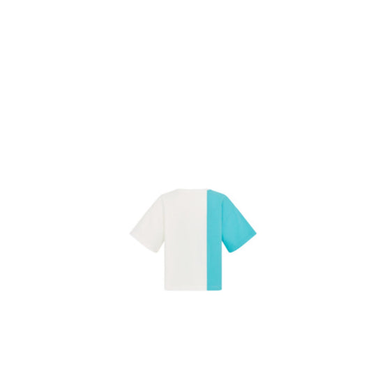 5SBM23TEEHY28B - Kids' T-Shirt - 28B Blanc/Bleu