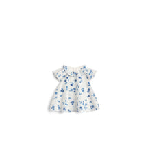 5SBM31DRSOY28B - Baby Flared Dress - 28B Blanc/Bleu