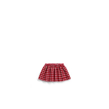 5SBM31SKTPY69G - New Born Girl's Woven Skirt - 69G Rouge/Or