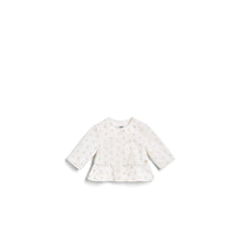 5SBM31SRTJY74A - New Born Girl's Woven Shirt - 74A Blanc Lait/Or