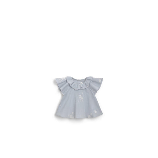 5SBM31SRTKY32B - Baby Blouse - 32B Rayures Marines