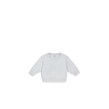 5SBM43SWEAY526 - New Born Boy's Jersey Sweatshirt - 526 Bleu Gris