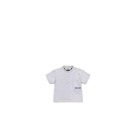 5SBM43TEEMY910 - New Born Boy's Jersey T-Shirt - 910 Gris Clair