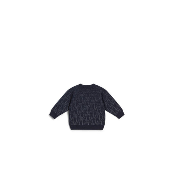 5SBM44PULEY40D - Baby Sweater - 40D Marine/Gris