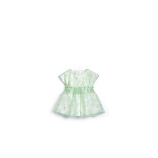 5WBH31DRSLY57H - Baby Flared Dress - 57H Motif Trefle