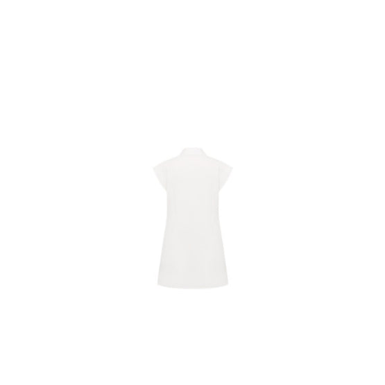 5WBM11DRSFY013 - Kids' Straight Dress - 013 Blanc Lait
