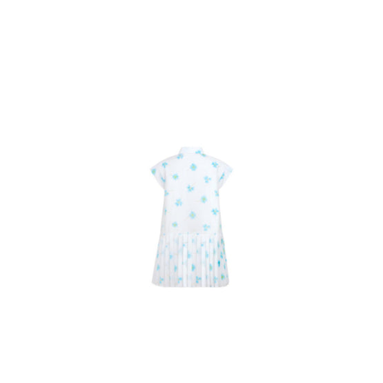 5WBM11DRSJY013 - Kids' Flared Dress - 013 Blanc Lait