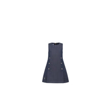 5WBM11DRSTY530 - Kids' A-Line Dress - 530 Bleu Jean Brut