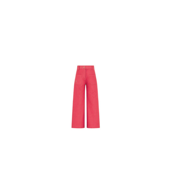 5WBM11PANBY613 - Kids' Loose-Fitting Jeans - 613 Rouge Gourmand
