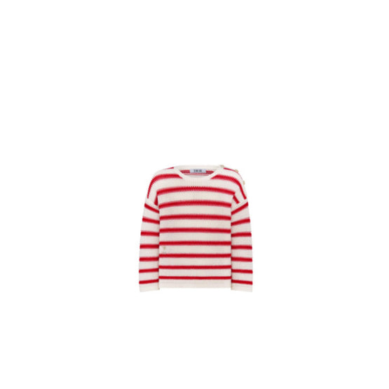 5WBM14PULAY37B - Kids' Sweater - 37B Blanc/Rouge