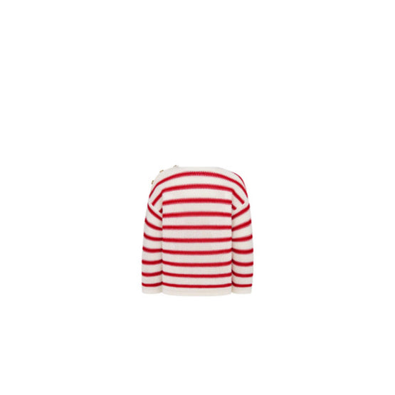5WBM14PULAY37B - Kids' Sweater - 37B Blanc/Rouge