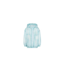 5WBM21RCTGY15E - Kids' Hooded Windbreaker - 15E Vert/Bleu