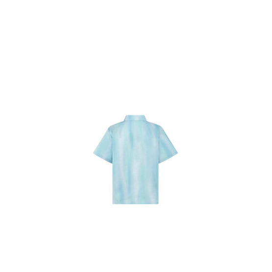 5WBM21SRTIY15E - Kids' Short-Sleeved Shirt - 15E Vert/Bleu