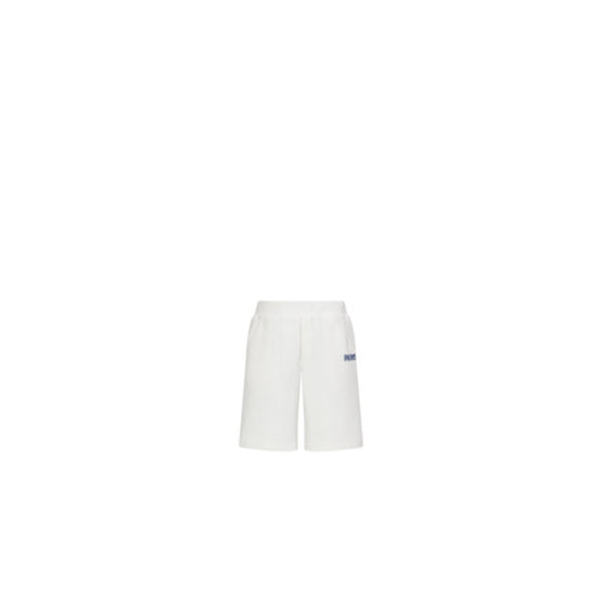 5WBM23SHTAY80C - Kids' Track Shorts - 80C Blanc Lait/Bleu