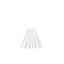 5WBM31DRSFY013 - Baby Flared Dress - 013 Blanc Lait