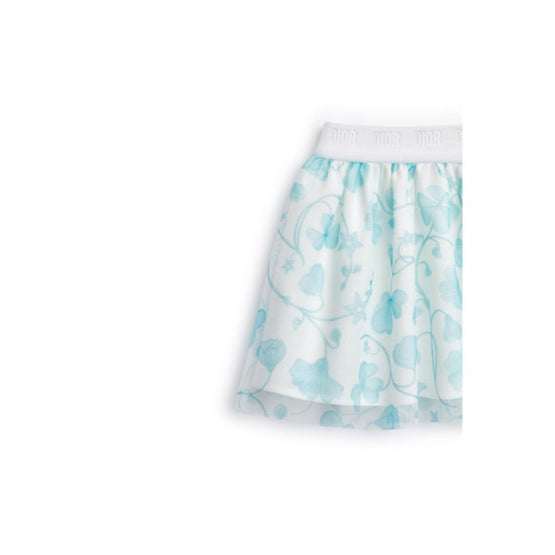 5WBM31SKTLY151 - Baby Short Skirt - 151 Blanc/Bleu