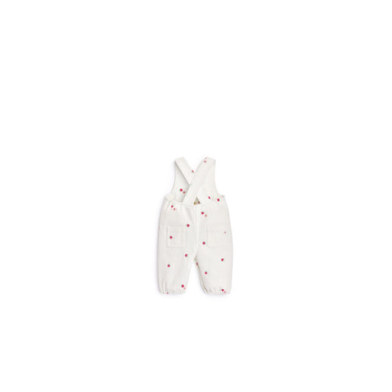 5WBM32OVEBY37B - Baby Overalls - 37B Blanc/Rouge