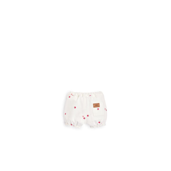 5WBM32SHTBY37B - Baby Bloomer Shorts - 37B Blanc/Rouge