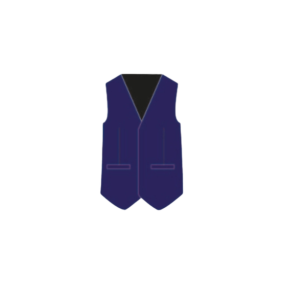 6ABM21JKTJY540 - Kid Boy's Woven Waistcoat - 540 Marine