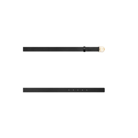B0314UVWVM900 - 30 Montaigne Circled Belt - 900 Noir