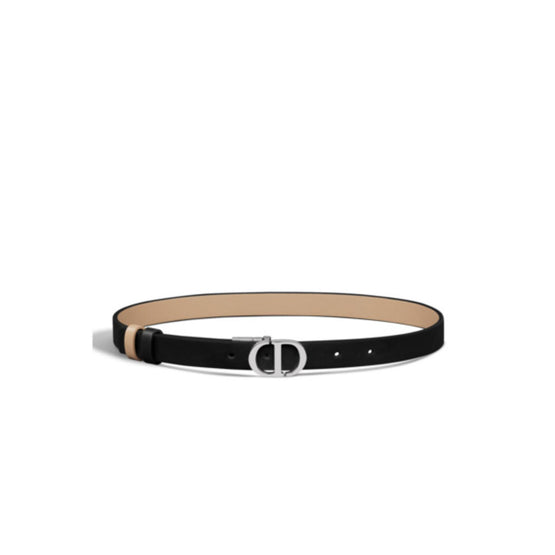 B0446PWGAM220 - 30 Montaigne Reversible Belt - 220 Beige/Noir