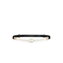 B0589OBSQM900 - 30 Montaigne Pearls Belt - 900 Noir