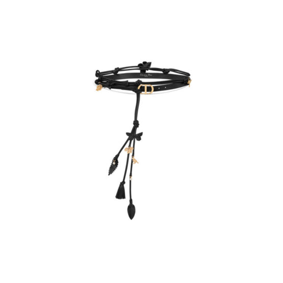 B0705QNYCM900 - 30 Montaigne Cord Belt - 900 Noir