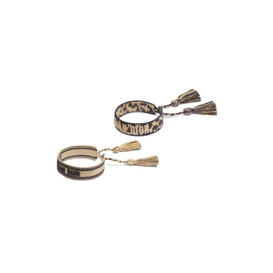 B0961ADRCOD02E - Christian Dior Bracelet Set - 02E Beige/Black